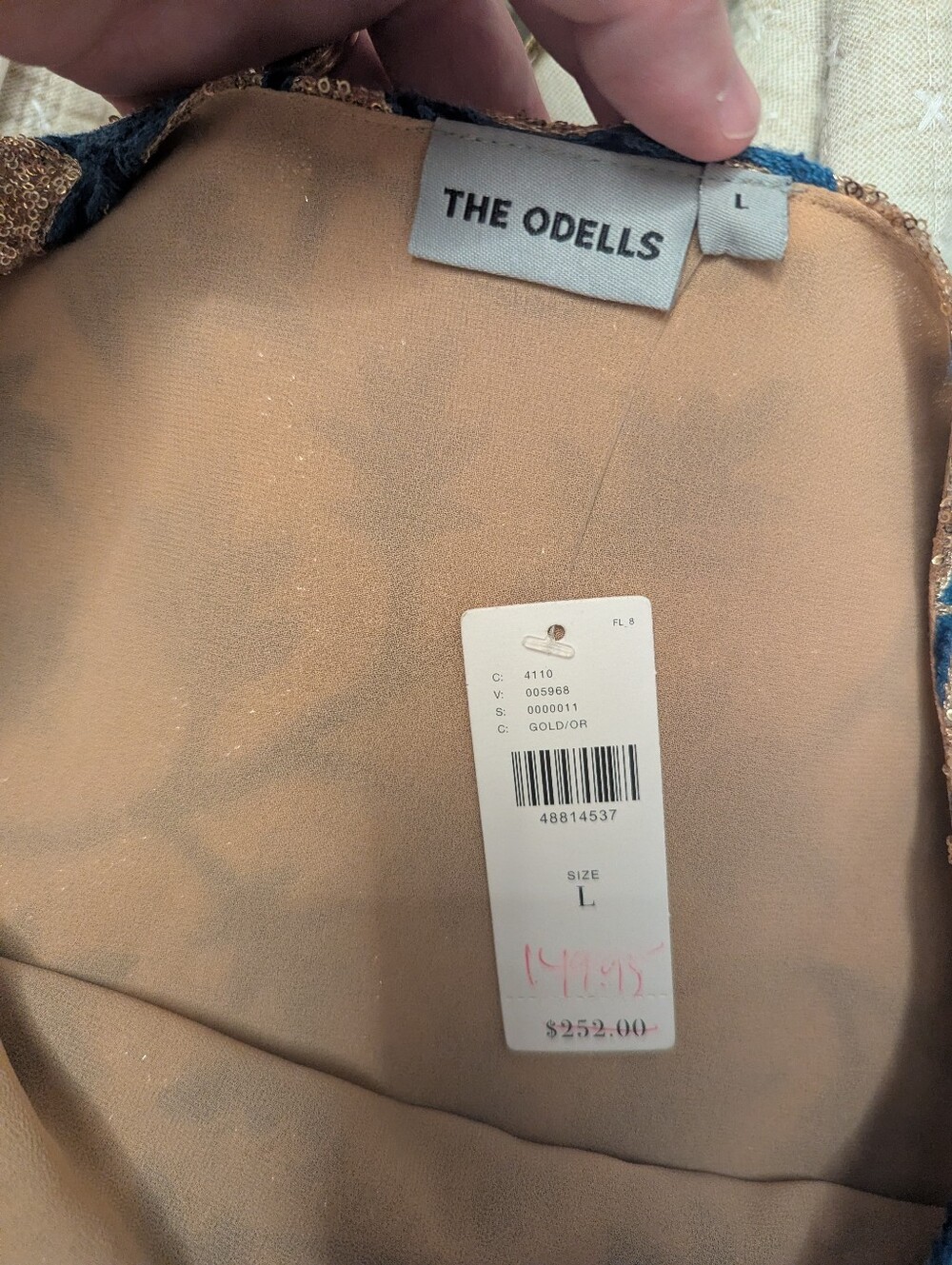 Anthropologie x The Odells Bianca Sequin Top - Picture 10 of 14